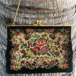 Vintage tapestry style purse